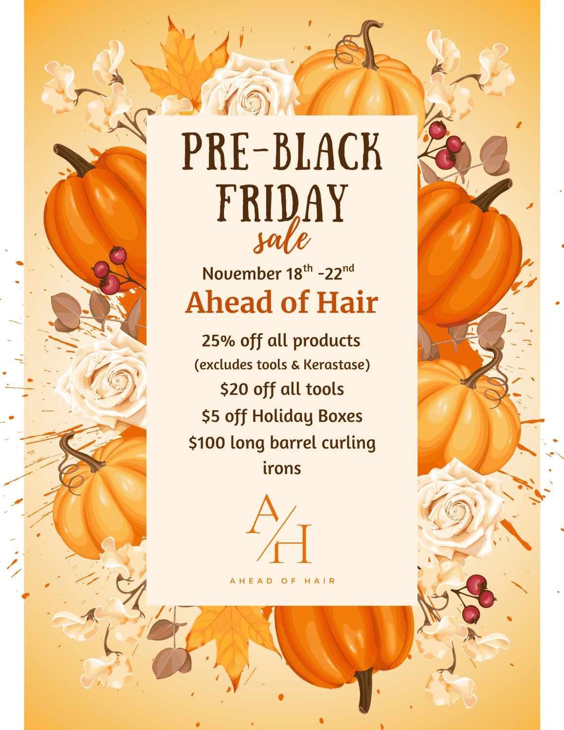 November Pre Black Friday